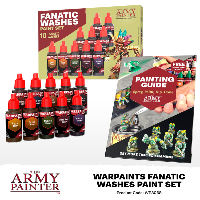 Army Painter: Fanatic Washes Paint Set